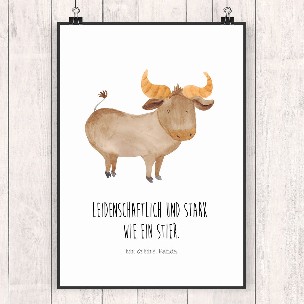 Poster Sternzeichen Stier Poster, Wandposter, Bild, Wanddeko, Küchenposter, Kinderposter, Wanddeko Bild, Raumdekoration, Wanddekoration, Handgemaltes Poster, Mr. & Mrs. Panda Poster, Designposter, Kunstdruck, Posterdruck, Tierkreiszeichen, Sternzeichen, Horoskop, Astrologie, Aszendent, Stier, Stier Geschenk, Stier Sternzeichen, Geschenk Mai, Geschenk April, Geburtstag Mai, Geburtstag April, Rind, Ochse