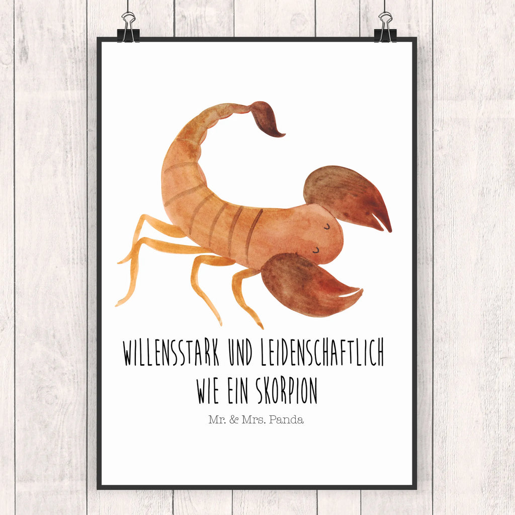 Poster Sternzeichen Skorpion Poster, Wandposter, Bild, Wanddeko, Küchenposter, Kinderposter, Wanddeko Bild, Raumdekoration, Wanddekoration, Handgemaltes Poster, Mr. & Mrs. Panda Poster, Designposter, Kunstdruck, Posterdruck, Tierkreiszeichen, Sternzeichen, Horoskop, Astrologie, Aszendent, Skorpione, Skorpion Geschenk, Skorpion Sternzeichen, Geschenk Oktober, Geschenk November, Geburtstag Oktober, Geburtstag November