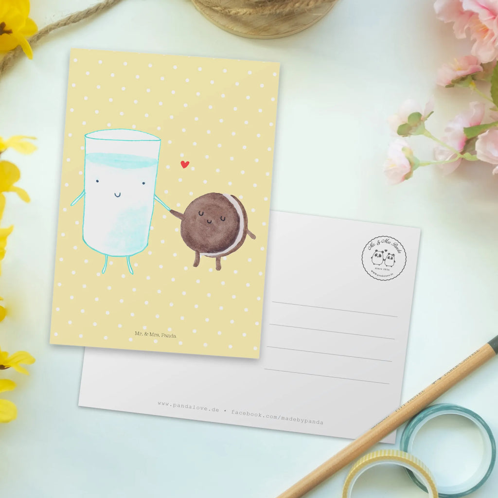 Postkarte Milch Keks Postkarte, Karte, Geschenkkarte, Grußkarte, Einladung, Ansichtskarte, Geburtstagskarte, Einladungskarte, Dankeskarte, Ansichtskarten, Einladung Geburtstag, Einladungskarten Geburtstag, Tiermotive, Gute Laune, lustige Sprüche, Tiere, Milk, Cookie, Milch, Keks, Kekse, Kaffee, Einladung Frühstück, Motiv süß, romantisch, perfektes Paar