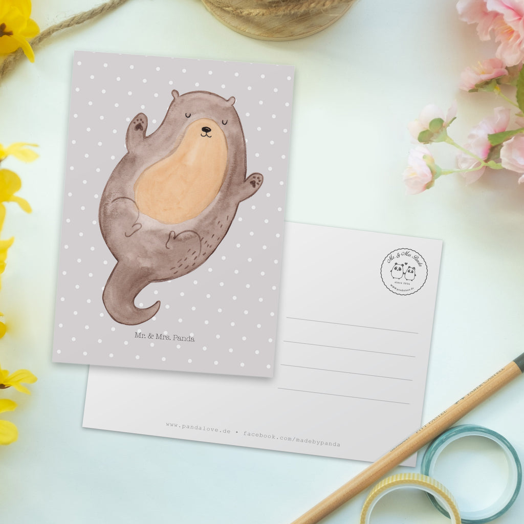 Postkarte Otter Umarmen Postkarte, Karte, Geschenkkarte, Grußkarte, Einladung, Ansichtskarte, Geburtstagskarte, Einladungskarte, Dankeskarte, Ansichtskarten, Einladung Geburtstag, Einladungskarten Geburtstag, Otter, Fischotter, Seeotter, Otter Seeotter See Otter