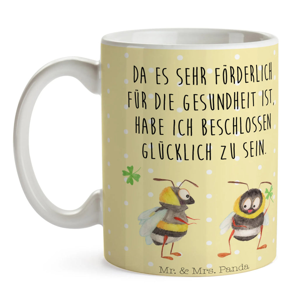 Tasse Hummeln Kleeblatt Tasse, Kaffeetasse, Teetasse, Becher, Kaffeebecher, Teebecher, Keramiktasse, Porzellantasse, Büro Tasse, Geschenk Tasse, Tasse Sprüche, Tasse Motive, Kaffeetassen, Tasse bedrucken, Designer Tasse, Cappuccino Tassen, Schöne Teetassen, Tiermotive, Gute Laune, lustige Sprüche, Tiere, Hummel, Biene, Spruch positiv, Biene Deko, Spruch schön, glücklich sein, glücklich werden, Spruch fröhlich