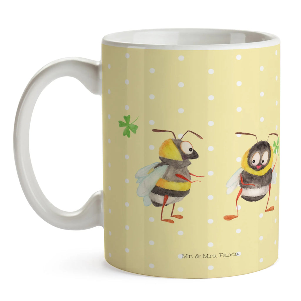 Tasse Hummeln Kleeblatt Tasse, Kaffeetasse, Teetasse, Becher, Kaffeebecher, Teebecher, Keramiktasse, Porzellantasse, Büro Tasse, Geschenk Tasse, Tasse Sprüche, Tasse Motive, Kaffeetassen, Tasse bedrucken, Designer Tasse, Cappuccino Tassen, Schöne Teetassen, Tiermotive, Gute Laune, lustige Sprüche, Tiere, Hummel, Biene, Spruch positiv, Biene Deko, Spruch schön, glücklich sein, glücklich werden, Spruch fröhlich