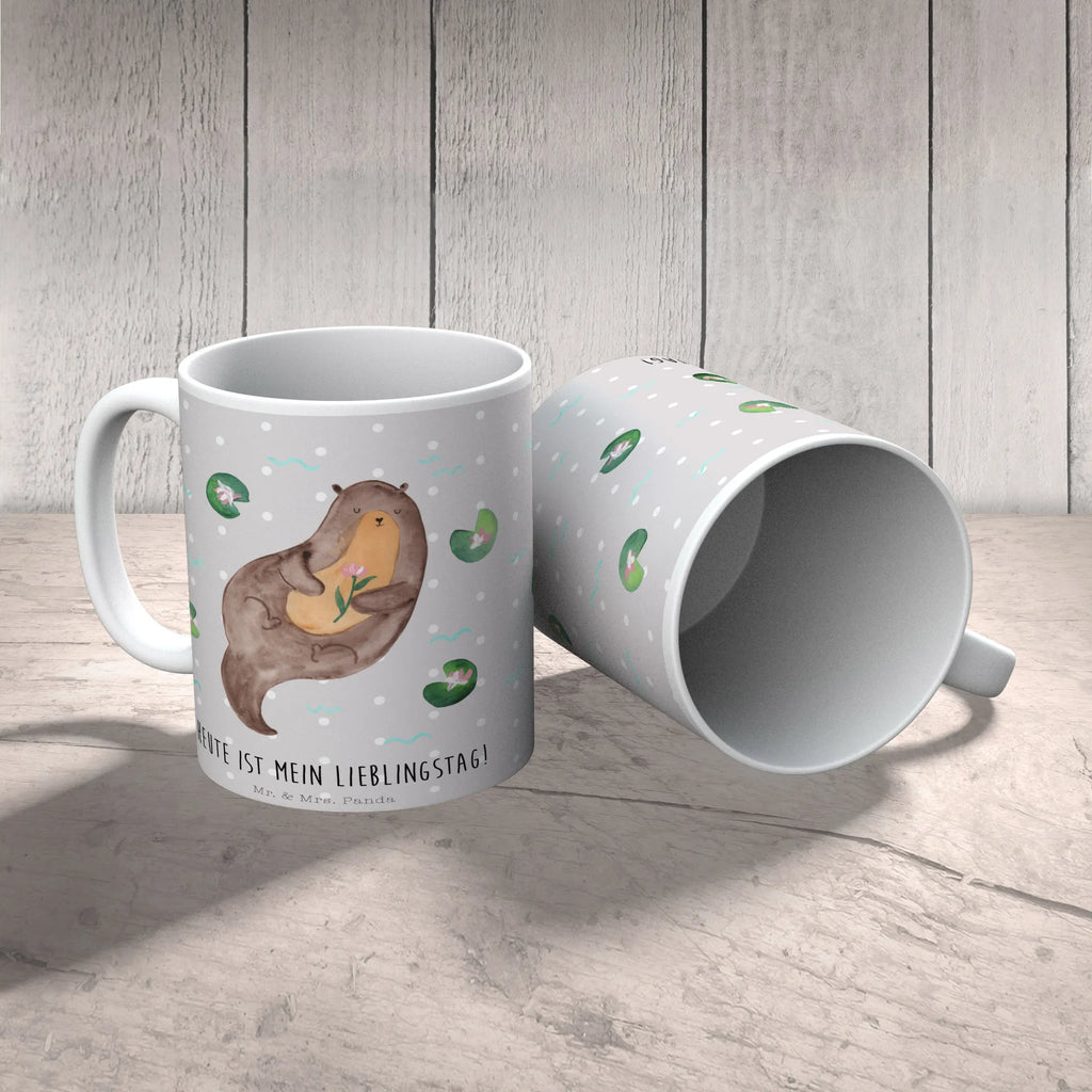 Tasse Otter Seerose Tasse, Kaffeetasse, Teetasse, Becher, Kaffeebecher, Teebecher, Keramiktasse, Porzellantasse, Büro Tasse, Geschenk Tasse, Tasse Sprüche, Tasse Motive, Kaffeetassen, Tasse bedrucken, Designer Tasse, Cappuccino Tassen, Schöne Teetassen, Otter, Fischotter, Seeotter, Otter Seeotter See Otter