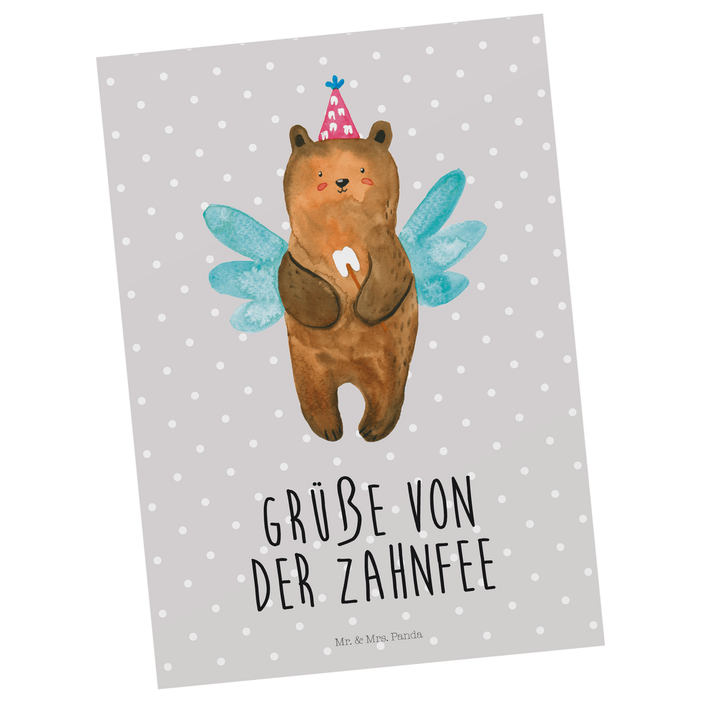 Postkarte Bär Zahnfee Postkarte, Karte, Geschenkkarte, Grußkarte, Einladung, Ansichtskarte, Geburtstagskarte, Einladungskarte, Dankeskarte, Ansichtskarten, Einladung Geburtstag, Einladungskarten Geburtstag, Bär, Teddy, Teddybär, Zahnfee, Fee, Milchzahn, Erster Zahn