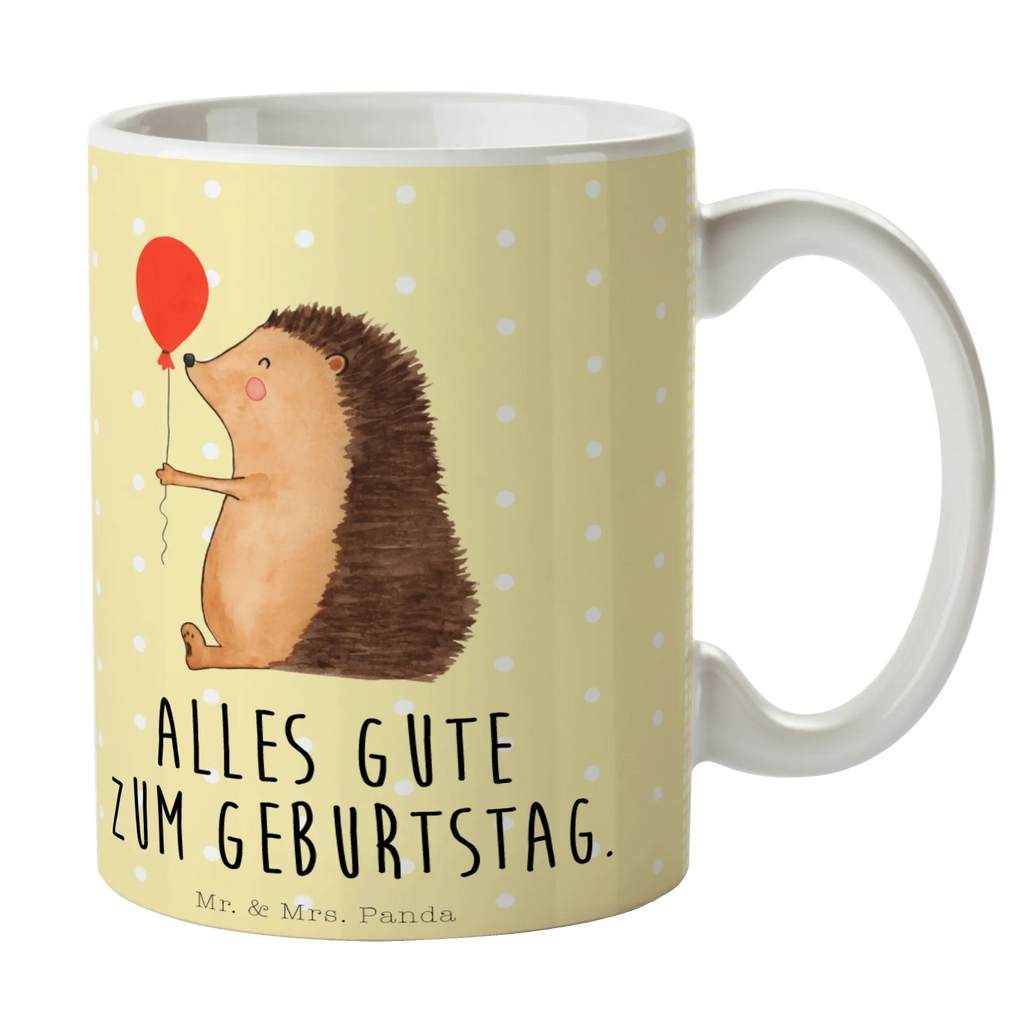 Tasse Igel Luftballon Tasse, Kaffeetasse, Teetasse, Becher, Kaffeebecher, Teebecher, Keramiktasse, Porzellantasse, Büro Tasse, Geschenk Tasse, Tasse Sprüche, Tasse Motive, Kaffeetassen, Tasse bedrucken, Designer Tasse, Cappuccino Tassen, Schöne Teetassen, Tiermotive, Gute Laune, lustige Sprüche, Tiere, Igel, Geburtstag, Herzlichen Glückwunsch, Glückwunsch, Geburtstagskind, Ballon, Happy Birthday