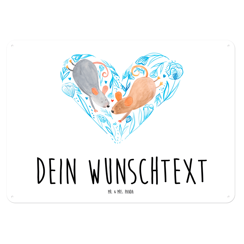 Personalisiertes Blechschild Mäuse Herz Blechschild, Metallschild, Geschenk Schild, Schild, Magnet-Metall-Schild, Deko Schild, Wandschild, Wand-Dekoration, Türschild, Liebe, Partner, Freund, Freundin, Ehemann, Ehefrau, Heiraten, Verlobung, Heiratsantrag, Liebesgeschenk, Jahrestag, Hocheitstag, Maus, Mäuse, Liebesbotschaft, Liebesbeweis, Hochzeit, Lieblingsmensch, Gemeinsamkeit, Love, Geschenk für zwei