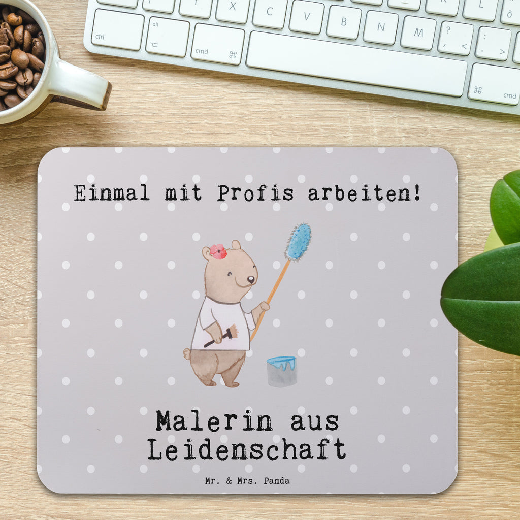 Mauspad Malerin aus Leidenschaft Mousepad, Computer zubehör, Büroausstattung, PC Zubehör, Arbeitszimmer, Mauspad, Einzigartiges Mauspad, Designer Mauspad, Mausunterlage, Mauspad Büro, Beruf, Ausbildung, Jubiläum, Abschied, Rente, Kollege, Kollegin, Geschenk, Schenken, Arbeitskollege, Mitarbeiter, Firma, Danke, Dankeschön, Maler, Malermeisterin, Gesellenprüfung, Meisterprüfung, Malerbetrieb