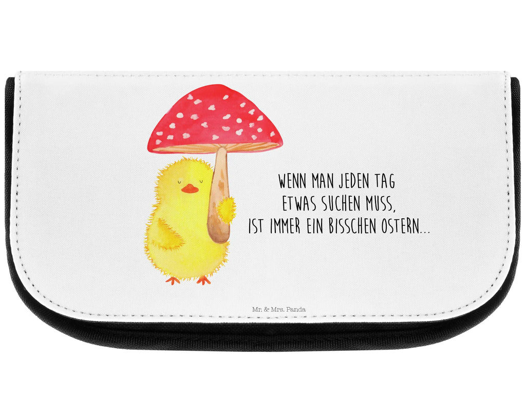 Cosmetics bag chick toadstool Kosmetikbeutel, Kulturtasche, Kulturbeutel, Schminktasche, Make-Up Tasche, Kosmetiktasche, Beauty Bag, Kosmetiktasche Damen, Make Up Tasche, Kosmetik Tasche, Kosmetiktasche Klein, Kleine Kosmetiktasche, Schminktasche Klein, Kosmetiktasche Mit Fächern, Schminktäschen, Schminke Tasche, Kosmetiktaschen Damen, Beauty Case, Schmink Täschchen, Ostern, Osterhase, Ostergeschenke, Osternest, Osterdeko, Geschenke zu Ostern, Ostern Geschenk, Ostergeschenke Kinder, Ostern Kinder, Küken, Fliegenpilz, Glückspilz, Frohe Ostern, Ostergrüße