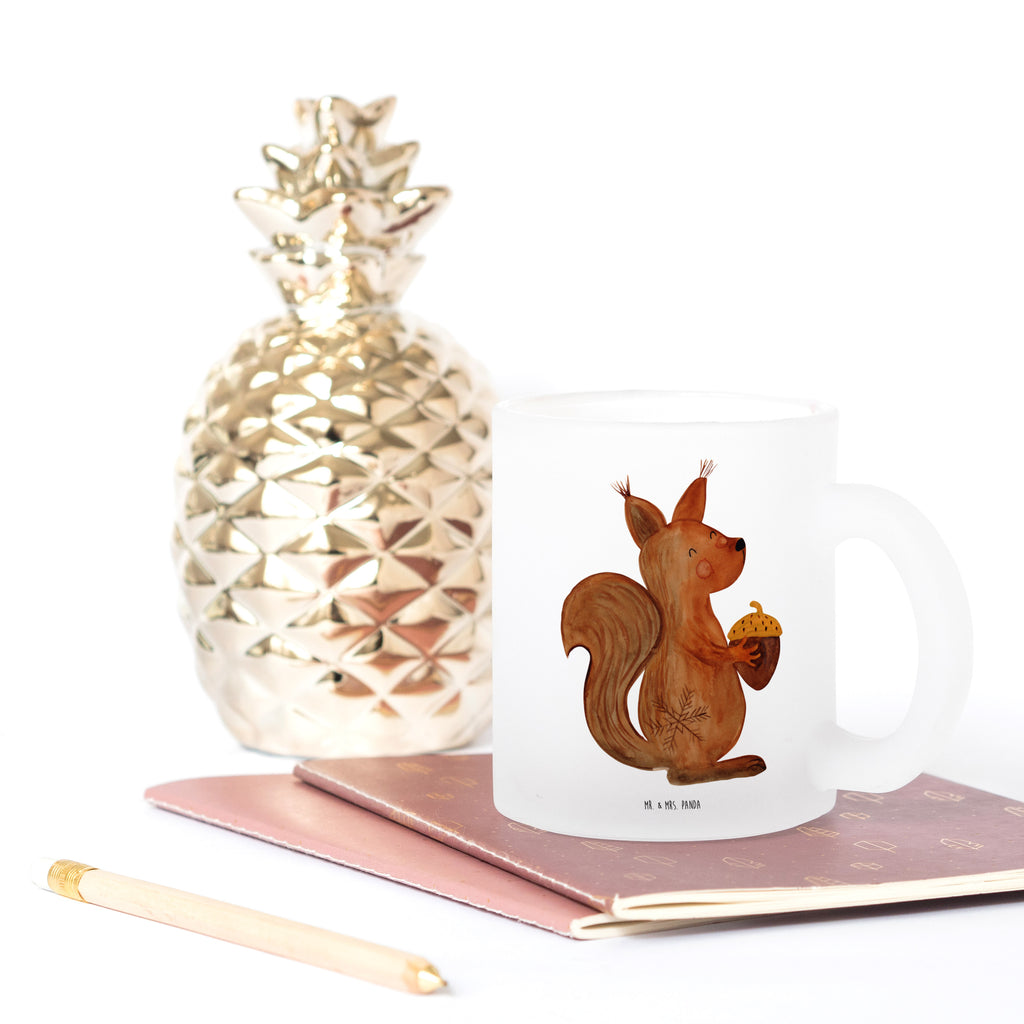 Teetasse Eichhörnchen Weihnachten Teetasse, Teeglas, Teebecher, Tasse mit Henkel, Tasse, Glas Teetasse, Teetasse aus Glas, Winter, Weihnachten, Weihnachtsdeko, Nikolaus, Advent, Heiligabend, Wintermotiv, Frohe Weihnachten, Frohes neues Jahr, Guten Rutsch, Weihnachtsmotiv, Weihnachtsgruß, Neujahr, Vogel