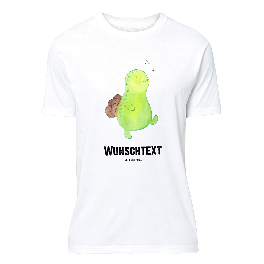 Personalisiertes T-Shirt Schildkröte Pfeifen T-Shirt Personalisiert, T-Shirt mit Namen, T-Shirt mit Aufruck, Männer, Frauen, Wunschtext, Bedrucken, Schildkröte, Schildi, Schildkröten, fröhlich, Glück, Motivation, Lebensfreude, Depression, Trennung, Neuanfang