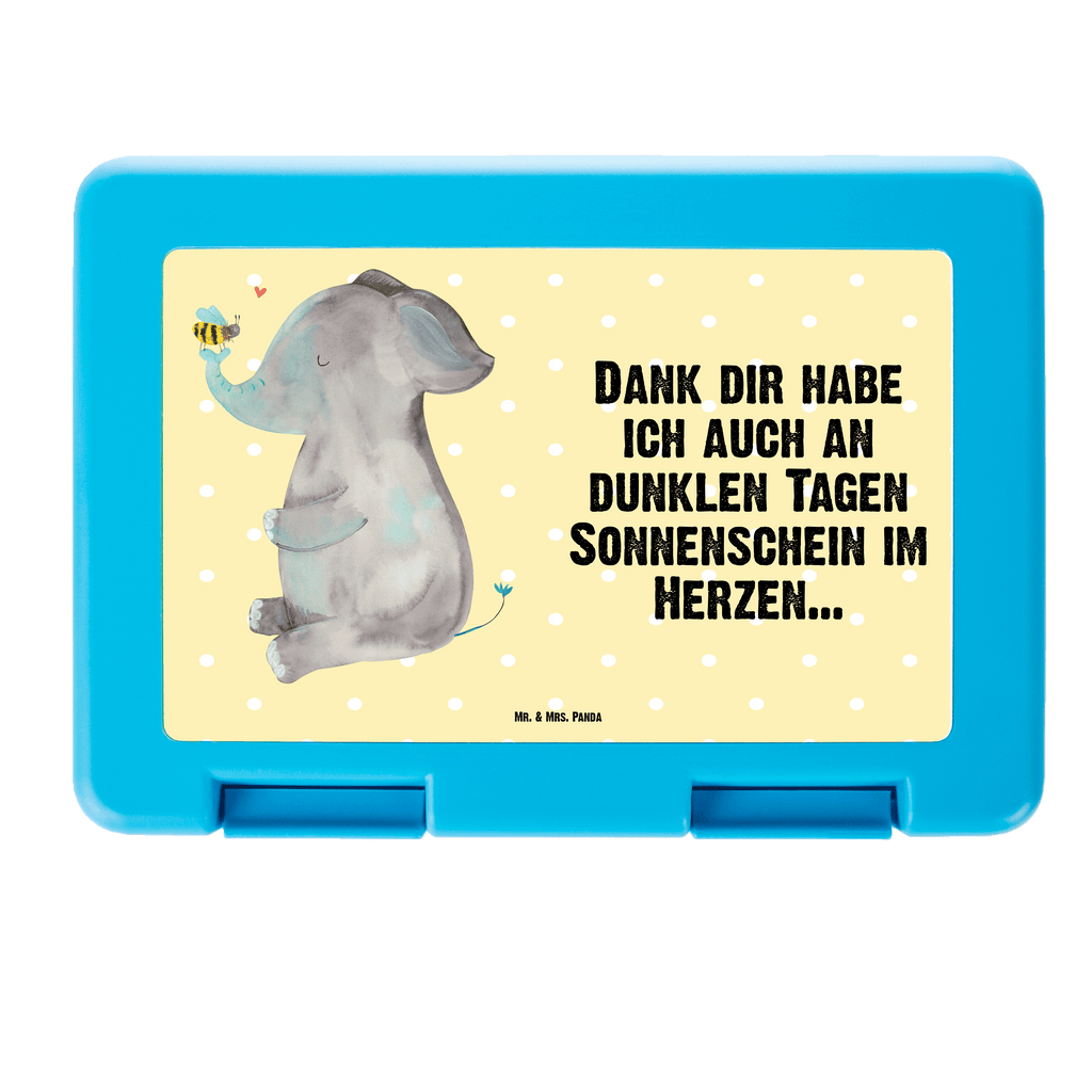 Brotdose Elefant Biene Brotbox, Snackbox, Lunch box, Butterbrotdose, Brotzeitbox, Tiermotive, Gute Laune, lustige Sprüche, Tiere, Elefant, Biene, Liebe, Liebesbeweis, Jahrestag, Liebesgeschenk, Heiratsantrag, Hochzeitsgeschenk, Liebesspruch