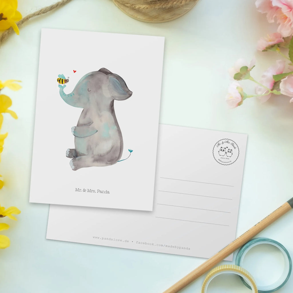 Postkarte Elefant Biene Postkarte, Karte, Geschenkkarte, Grußkarte, Einladung, Ansichtskarte, Geburtstagskarte, Einladungskarte, Dankeskarte, Ansichtskarten, Einladung Geburtstag, Einladungskarten Geburtstag, Tiermotive, Gute Laune, lustige Sprüche, Tiere, Elefant, Biene, Liebe, Liebesbeweis, Jahrestag, Liebesgeschenk, Heiratsantrag, Hochzeitsgeschenk, Liebesspruch