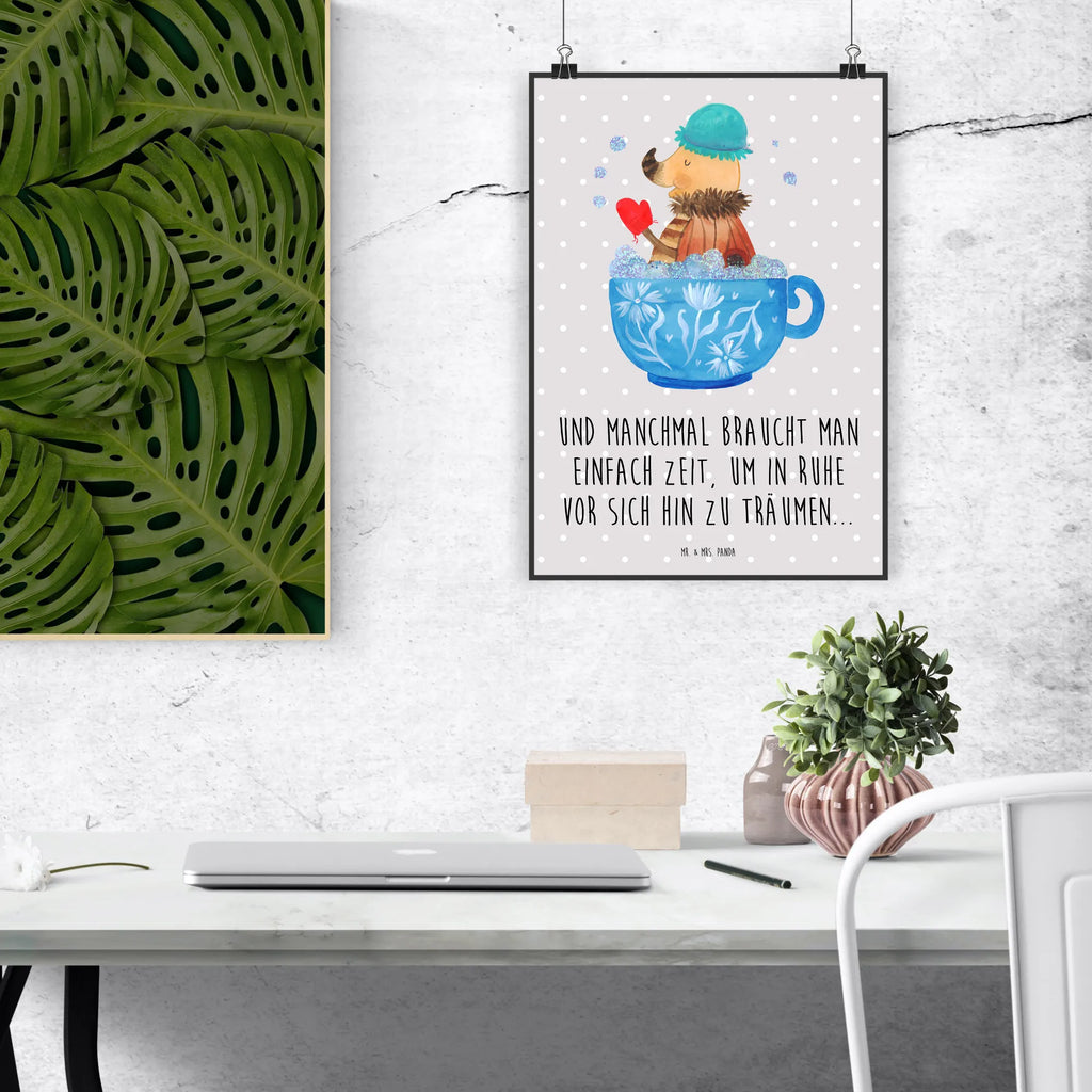 Poster Moth foam bath Poster, Wandposter, Bild, Wanddeko, Küchenposter, Kinderposter, Wanddeko Bild, Raumdekoration, Wanddekoration, Handgemaltes Poster, Mr. & Mrs. Panda Poster, Designposter, Kunstdruck, Posterdruck, Tiermotive, Gute Laune, lustige Sprüche, Tiere, Nachtfalter, Schaumbad, Badezimmer, Bad, WC, Badezimmerdeko, Baden, Tasse, Träumen, verträumt, Ziele, Zeitmanagement