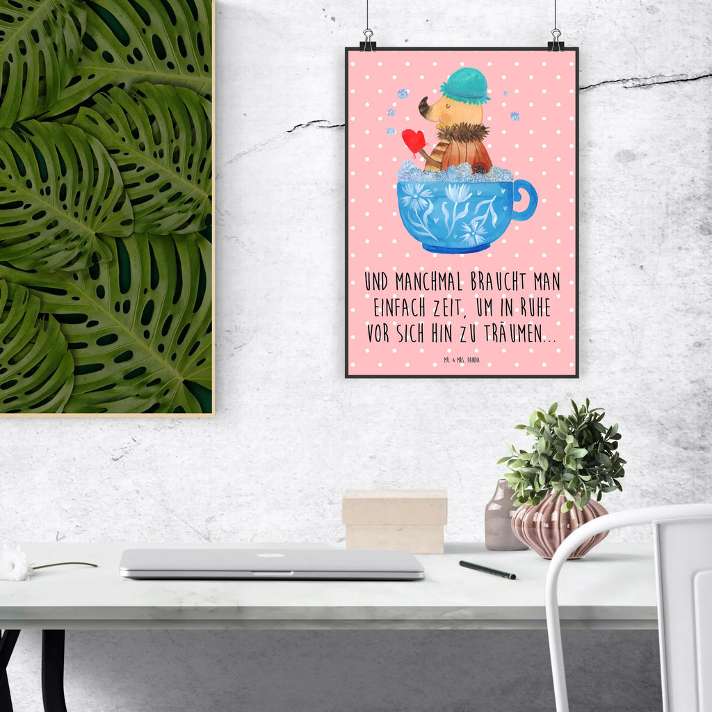 Poster Moth foam bath Poster, Wandposter, Bild, Wanddeko, Küchenposter, Kinderposter, Wanddeko Bild, Raumdekoration, Wanddekoration, Handgemaltes Poster, Mr. & Mrs. Panda Poster, Designposter, Kunstdruck, Posterdruck, Tiermotive, Gute Laune, lustige Sprüche, Tiere, Nachtfalter, Schaumbad, Badezimmer, Bad, WC, Badezimmerdeko, Baden, Tasse, Träumen, verträumt, Ziele, Zeitmanagement