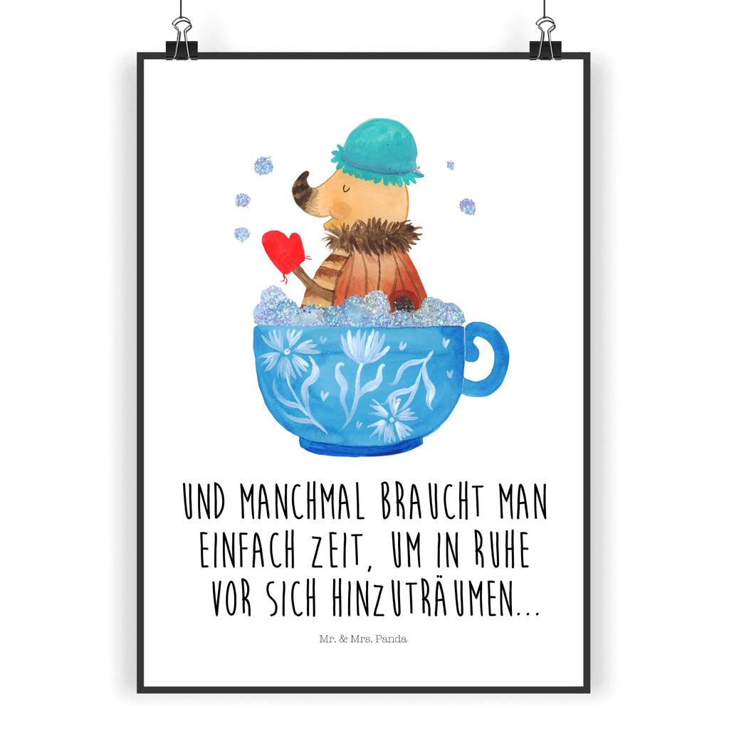 Poster Moth foam bath Poster, Wandposter, Bild, Wanddeko, Küchenposter, Kinderposter, Wanddeko Bild, Raumdekoration, Wanddekoration, Handgemaltes Poster, Mr. & Mrs. Panda Poster, Designposter, Kunstdruck, Posterdruck, Tiermotive, Gute Laune, lustige Sprüche, Tiere, Nachtfalter, Schaumbad, Badezimmer, Bad, WC, Badezimmerdeko, Baden, Tasse, Träumen, verträumt, Ziele, Zeitmanagement