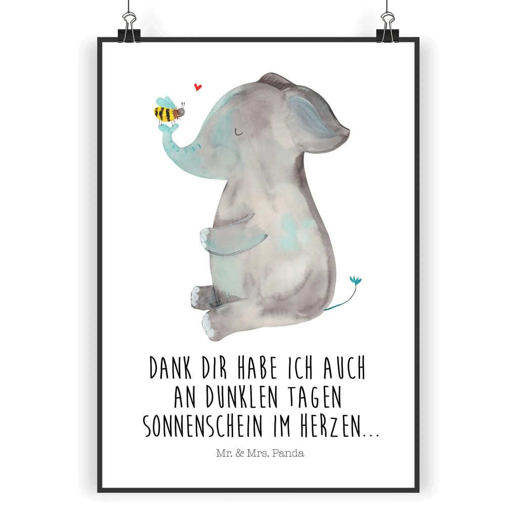 Poster Elefant Biene Poster, Wandposter, Bild, Wanddeko, Küchenposter, Kinderposter, Wanddeko Bild, Raumdekoration, Wanddekoration, Handgemaltes Poster, Mr. & Mrs. Panda Poster, Designposter, Kunstdruck, Posterdruck, Tiermotive, Gute Laune, lustige Sprüche, Tiere, Elefant, Biene, Liebe, Liebesbeweis, Jahrestag, Liebesgeschenk, Heiratsantrag, Hochzeitsgeschenk, Liebesspruch