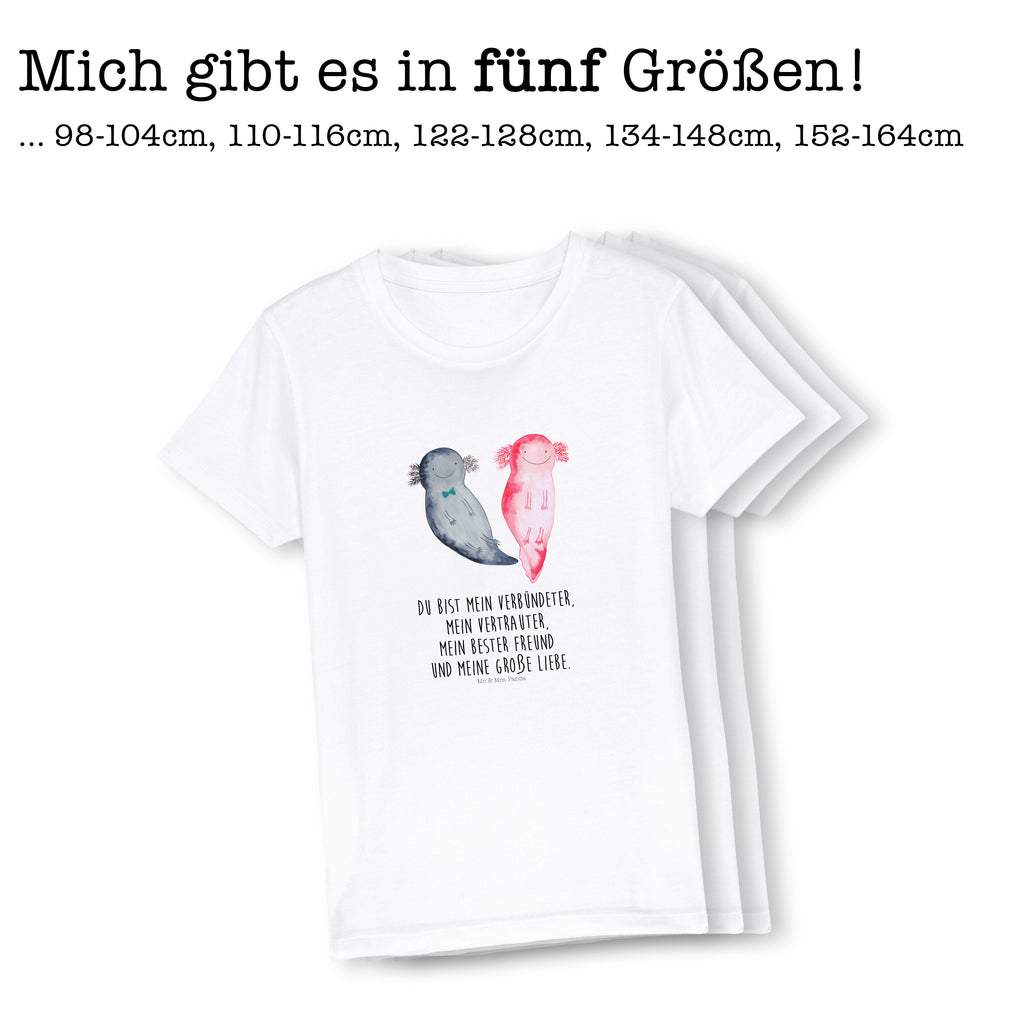 Organic Kinder T-Shirt Axolotl Freundin Kinder T-Shirt, Kinder T-Shirt Mädchen, Kinder T-Shirt Jungen, Axolotl, Molch, Axolot, Schwanzlurch, Lurch, Lurche, Liebe, große Liebe, Liebesbeweis, Freund, Verlobter, Ehemann, Jahrestag, Valentinstag