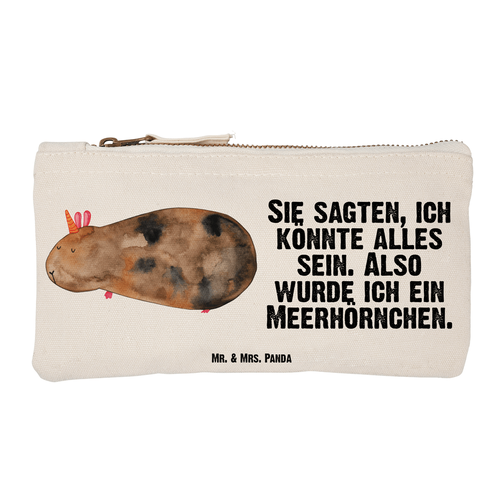 Schminktasche Meerhörnchen Schminktasche, Kosmetiktasche, Kosmetikbeutel, Stiftemäppchen, Etui, Federmappe, Makeup, XXL, Schminketui, Kosmetiketui, Schlamperetui, Einhorn, Einhörner, Einhorn Deko, Pegasus, Unicorn, Meerhörnchen, Meericorn, Meerschwein, Meerschweinchen