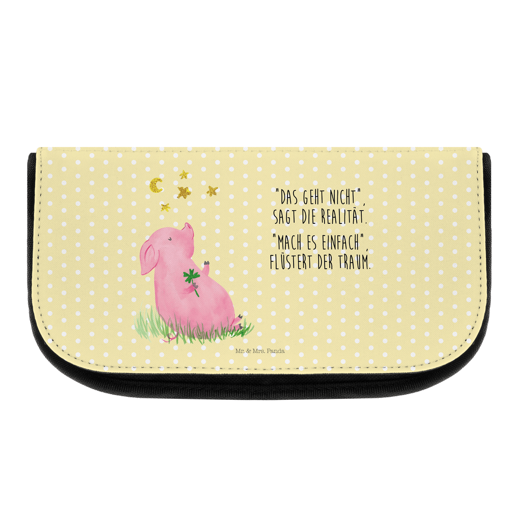 Kosmetiktasche Schwein Glück Kosmetikbeutel, Kulturtasche, Kulturbeutel, Schminktasche, Make-Up Tasche, Kosmetiktasche, Beauty Bag, Kosmetiktasche Damen, Make Up Tasche, Kosmetik Tasche, Kosmetiktasche Klein, Kleine Kosmetiktasche, Schminktasche Klein, Kosmetiktasche Mit Fächern, Schminktäschen, Schminke Tasche, Kosmetiktaschen Damen, Beauty Case, Schmink Täschchen, Tiermotive, Gute Laune, lustige Sprüche, Tiere, Glücksschwein. Glück, Schwein, Schweinchen, Sterne, Sernchen, Ziele, Träume, Motivation, Glücksbringer