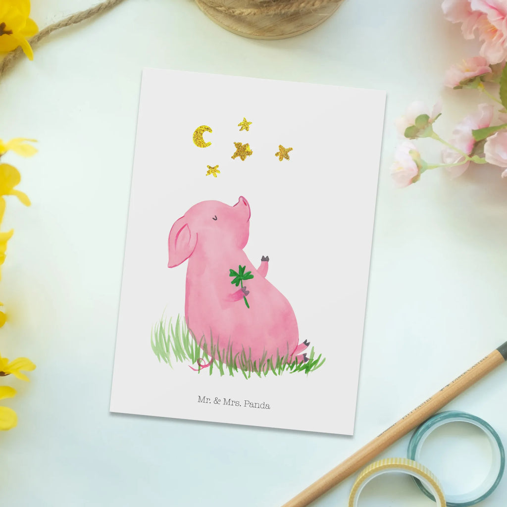 Postkarte Schwein Glück Postkarte, Karte, Geschenkkarte, Grußkarte, Einladung, Ansichtskarte, Geburtstagskarte, Einladungskarte, Dankeskarte, Ansichtskarten, Einladung Geburtstag, Einladungskarten Geburtstag, Tiermotive, Gute Laune, lustige Sprüche, Tiere, Glücksschwein. Glück, Schwein, Schweinchen, Sterne, Sernchen, Ziele, Träume, Motivation, Glücksbringer