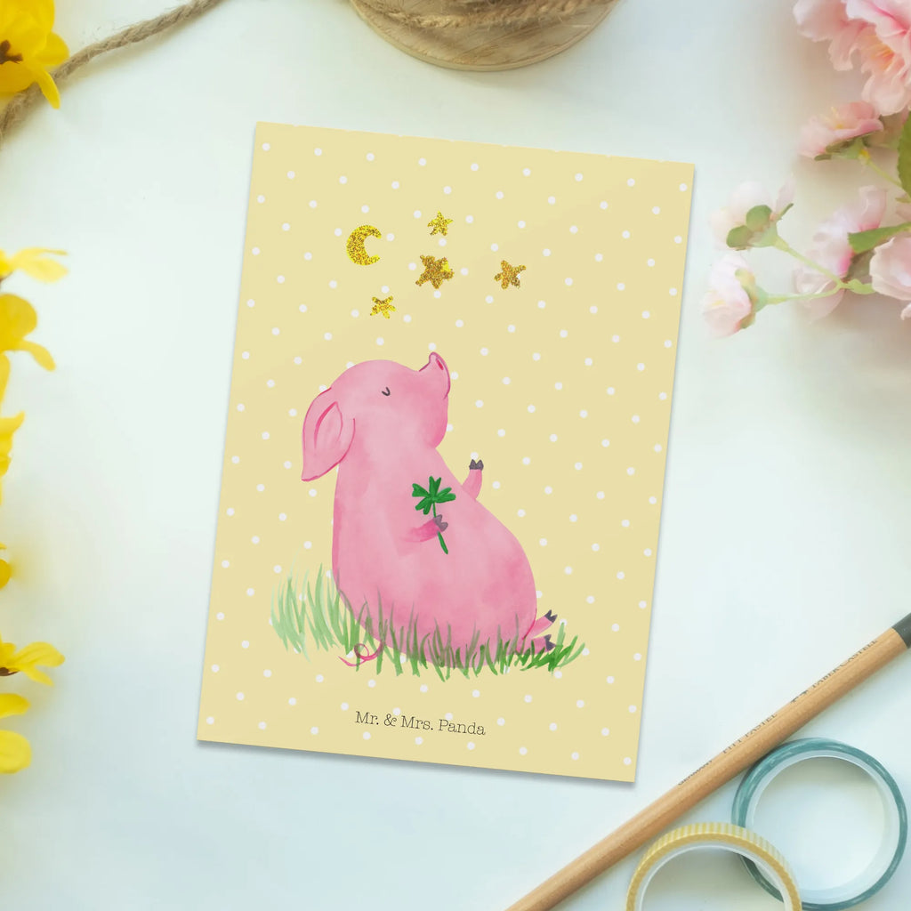 Postkarte Schwein Glück Postkarte, Karte, Geschenkkarte, Grußkarte, Einladung, Ansichtskarte, Geburtstagskarte, Einladungskarte, Dankeskarte, Ansichtskarten, Einladung Geburtstag, Einladungskarten Geburtstag, Tiermotive, Gute Laune, lustige Sprüche, Tiere, Glücksschwein. Glück, Schwein, Schweinchen, Sterne, Sernchen, Ziele, Träume, Motivation, Glücksbringer