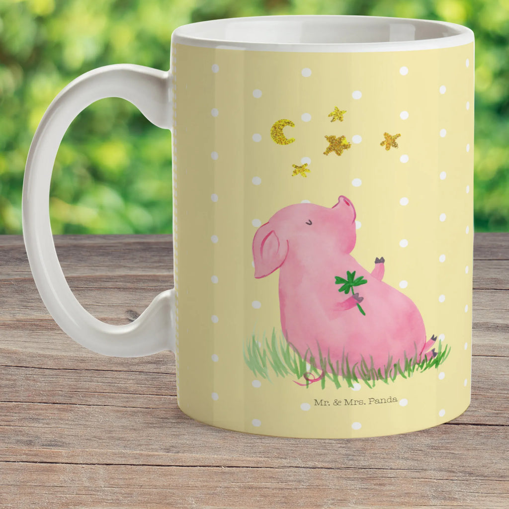 Kindertasse Glücksschwein Kindertasse, Kinder Tasse, Kunststoff Tasse, Kindergarten Tasse, Trinkbecher, Camping Becher, Kaffeetasse, Kunststoffbecher, Kindergartenbecher, Outdoorgeschirr, Kunststoffgeschirr, Reisebecher, Reisetasse, Kinderbecher, Bruchfeste Tasse, Bruchsichere Tasse, Plastik Tasse, Plastiktasse, Tiermotive, Gute Laune, lustige Sprüche, Tiere, Glücksschwein. Glück, Schwein, Schweinchen, Sterne, Sernchen, Ziele, Träume, Motivation, Glücksbringer