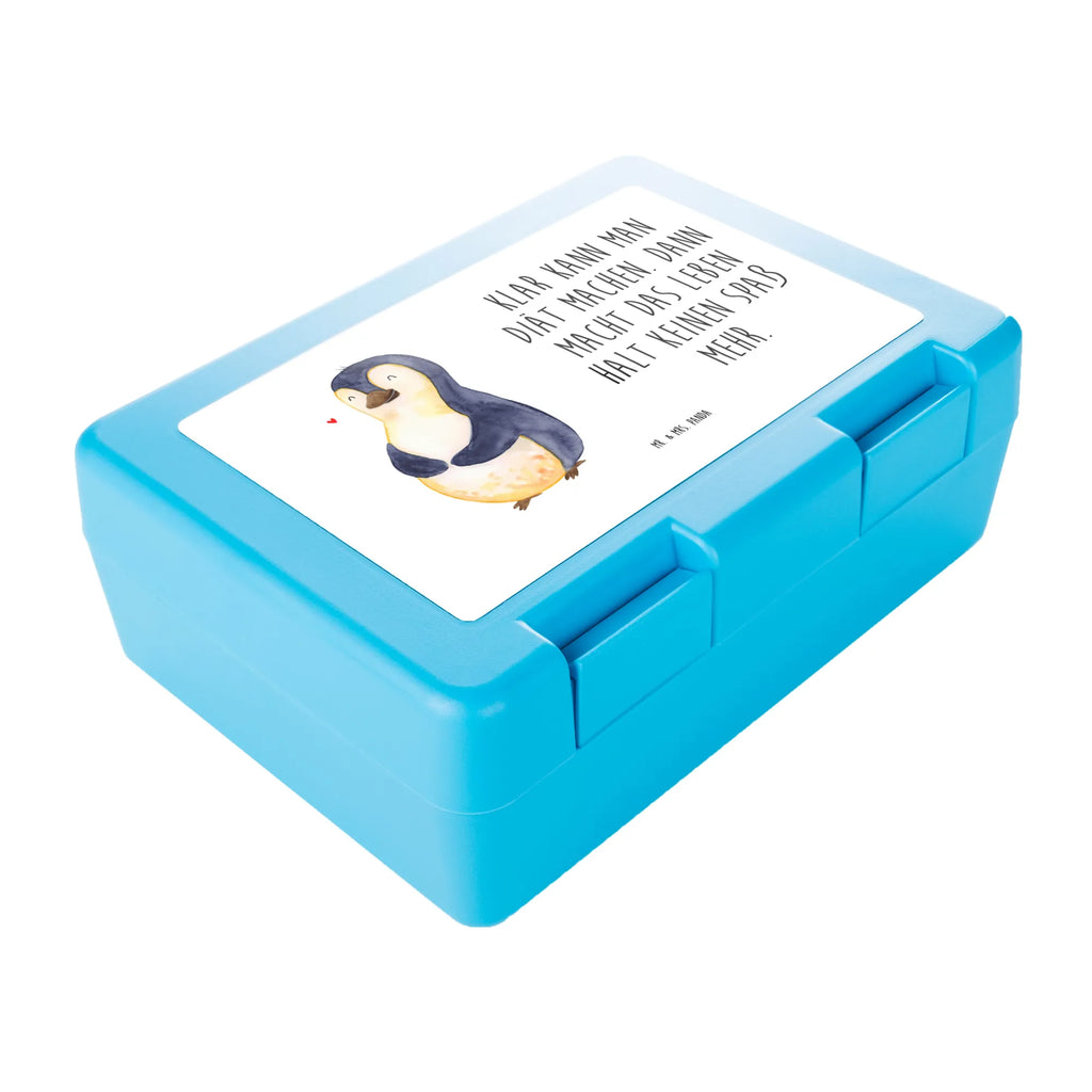 Brotdose Pinguin Diät Brotbox, Snackbox, Lunch box, Butterbrotdose, Brotzeitbox, Pinguin, Pinguine, Diät, Abnehmen, Abspecken, Gewicht, Motivation, Selbstliebe, Körperliebe, Selbstrespekt