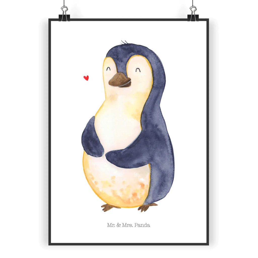 Poster Pinguin Diät Poster, Wandposter, Bild, Wanddeko, Küchenposter, Kinderposter, Wanddeko Bild, Raumdekoration, Wanddekoration, Handgemaltes Poster, Mr. & Mrs. Panda Poster, Designposter, Kunstdruck, Posterdruck, Pinguin, Pinguine, Diät, Abnehmen, Abspecken, Gewicht, Motivation, Selbstliebe, Körperliebe, Selbstrespekt