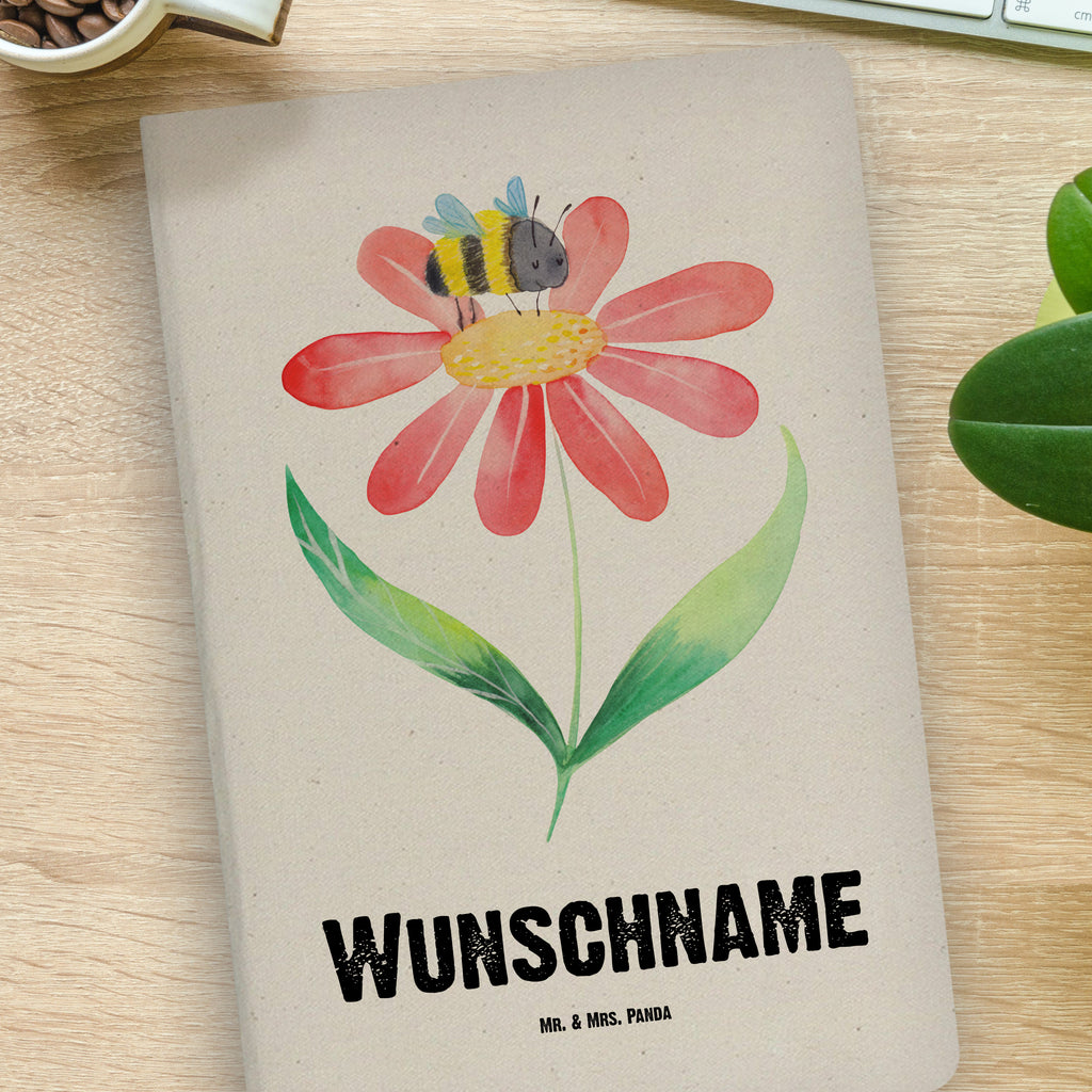 DIN A4 Personalisiertes Notizbuch Hummel Blume Personalisiertes Notizbuch, Notizbuch mit Namen, Notizbuch bedrucken, Personalisierung, Namensbuch, Namen, Tiermotive, Gute Laune, lustige Sprüche, Tiere, Hummel, Blume, Wespe, Flauschig, Natur, Feld, Hummeln, Biene