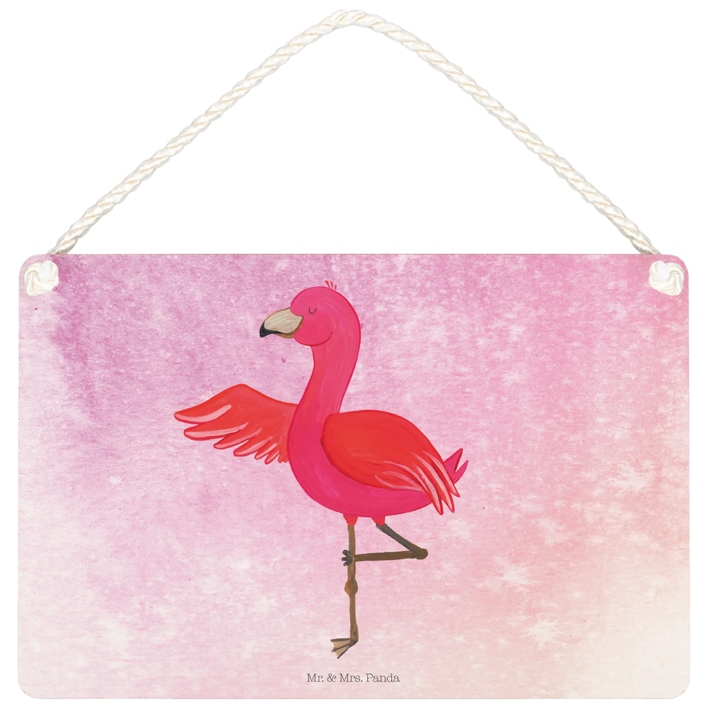 Deko Schild Flamingo Yoga Dekoschild, Deko Schild, Schild, Tür Schild, Türschild, Holzschild, Wandschild, Wanddeko, Flamingo, Vogel, Yoga, Namaste, Achtsamkeit, Yoga-Übung, Entspannung, Ärger, Aufregen, Tiefenentspannung