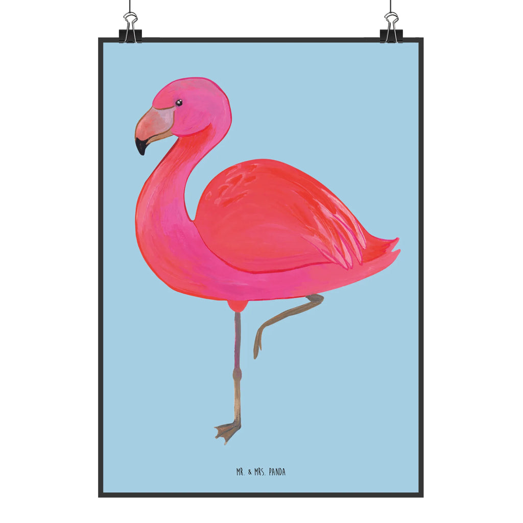 Poster Flamingo Classic Poster, Wandposter, Bild, Wanddeko, Küchenposter, Kinderposter, Wanddeko Bild, Raumdekoration, Wanddekoration, Handgemaltes Poster, Mr. & Mrs. Panda Poster, Designposter, Kunstdruck, Posterdruck, Flamingo, Einzigartig, Selbstliebe, Stolz, ich, für mich, Spruch, Freundin, Freundinnen, Außenseiter, Sohn, Tochter, Geschwister