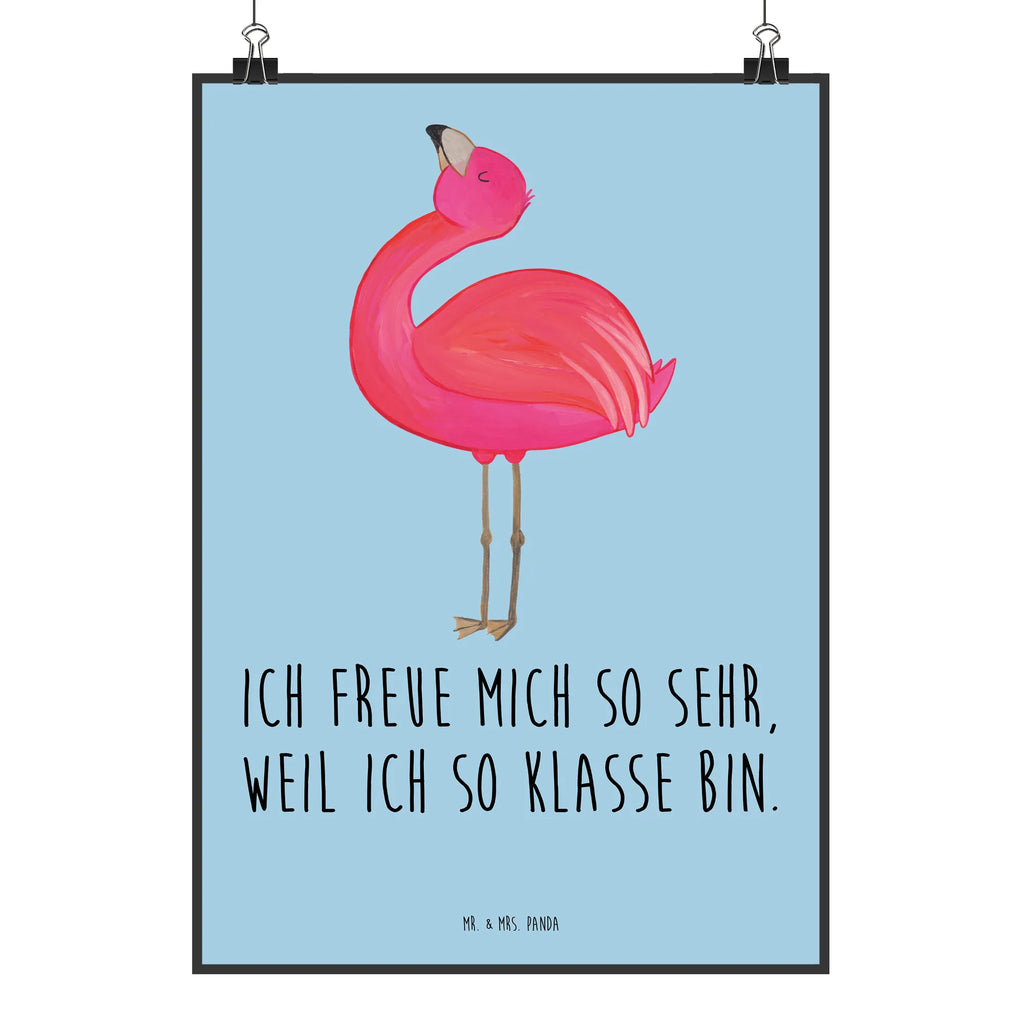 Poster Flamingo Stolz Poster, Wandposter, Bild, Wanddeko, Küchenposter, Kinderposter, Wanddeko Bild, Raumdekoration, Wanddekoration, Handgemaltes Poster, Mr. & Mrs. Panda Poster, Designposter, Kunstdruck, Posterdruck, Flamingo, stolz, Freude, Selbstliebe, Selbstakzeptanz, Freundin, beste Freundin, Tochter, Mama, Schwester