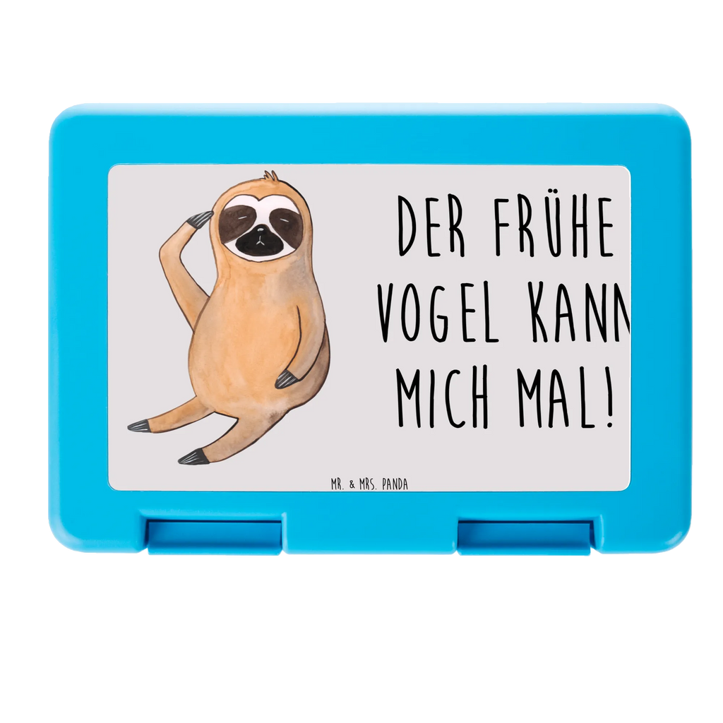 Brotdose Faultier Vogel Brotbox, Snackbox, Lunch box, Butterbrotdose, Brotzeitbox, Faultier, Faultier Geschenk, Faultier Deko, Faultiere, faul, Lieblingstier, Spinner, früher Vogel, der frühe Vogel, Frühaufsteher, Morgenmuffel, Vogel, Faultierwelt