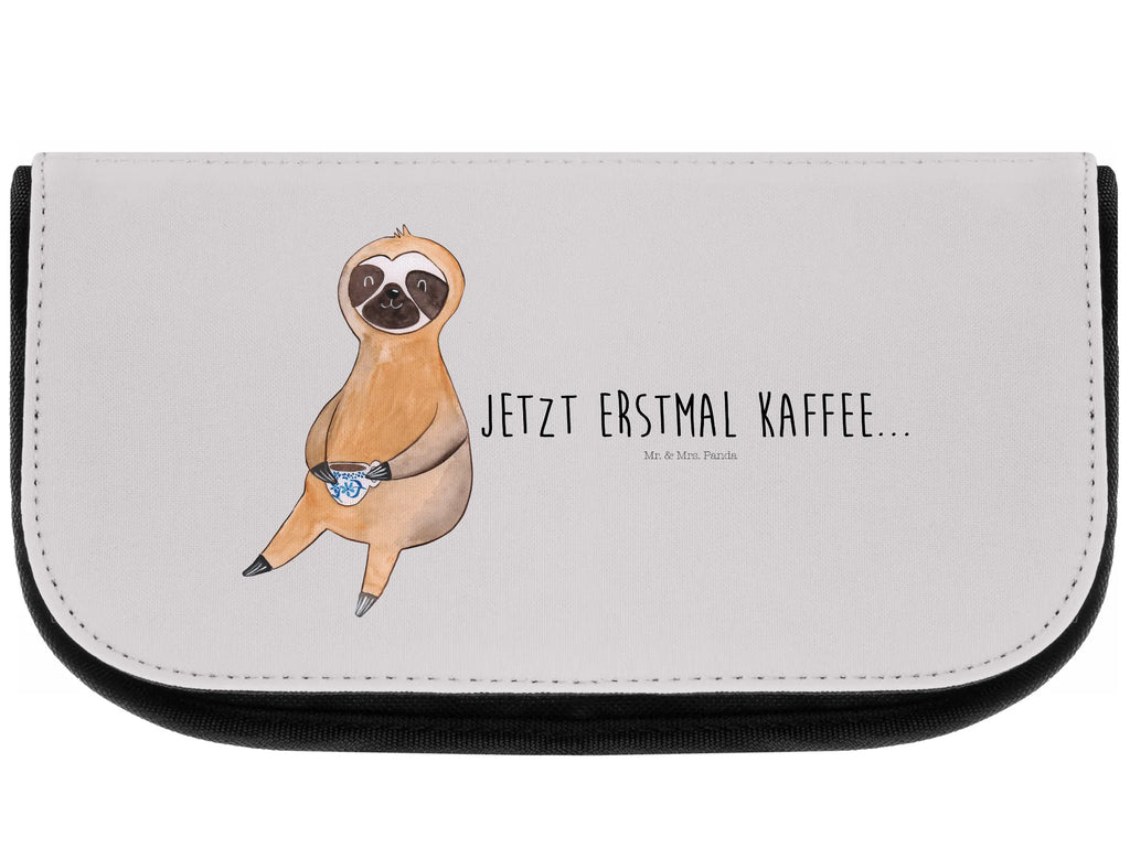 Kosmetiktasche Faultier Kaffee Kosmetikbeutel, Kulturtasche, Kulturbeutel, Schminktasche, Make-Up Tasche, Kosmetiktasche, Beauty Bag, Kosmetiktasche Damen, Make Up Tasche, Kosmetik Tasche, Kosmetiktasche Klein, Kleine Kosmetiktasche, Schminktasche Klein, Kosmetiktasche Mit Fächern, Schminktäschen, Schminke Tasche, Kosmetiktaschen Damen, Beauty Case, Schmink Täschchen, Faultier, Faultier Geschenk, Faultier Deko, Faultiere, faul, Lieblingstier, Kaffee, erster Kaffee, Morgenmuffel, Frühaufsteher, Kaffeetasse, Genießer, Coffee, Kaffeegetränk