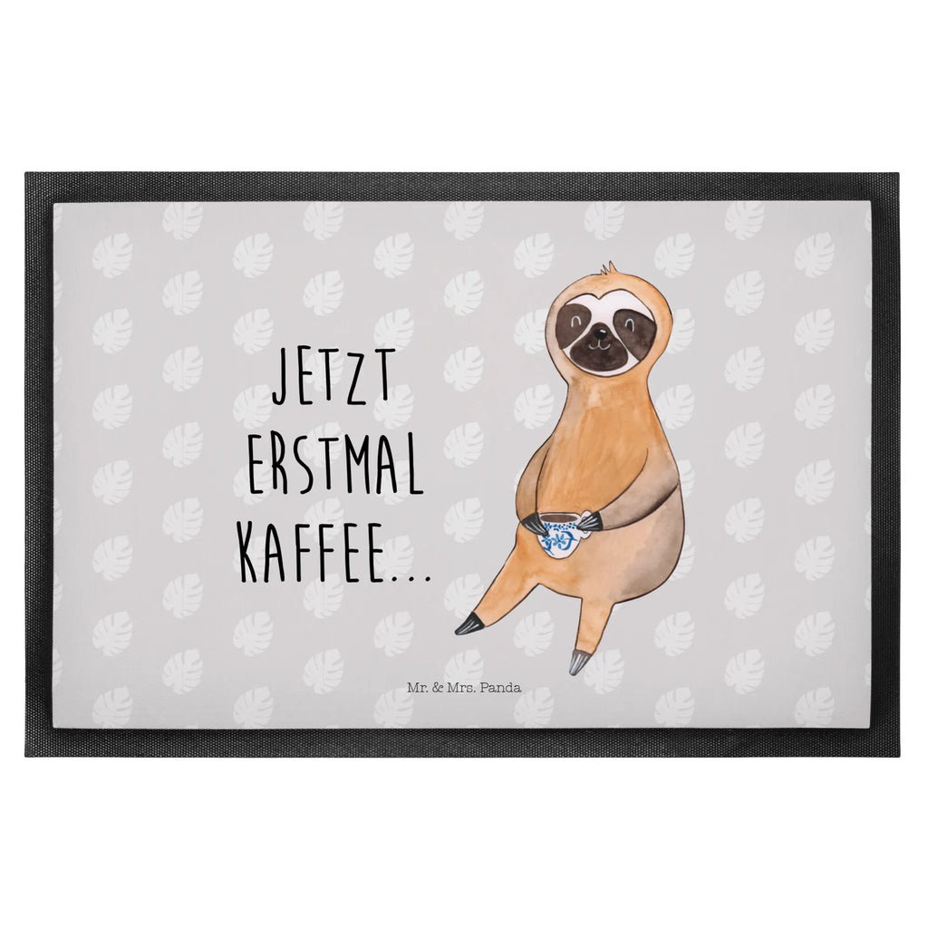 Fußmatte Faultier Kaffee Türvorleger, Schmutzmatte, Fußabtreter, Matte, Schmutzfänger, Fußabstreifer, Schmutzfangmatte, Türmatte, Motivfußmatte, Haustürmatte, Vorleger, Fussmatten, Fußmatten, Gummimatte, Fußmatte außen, Fußmatte innen, Fussmatten online, Gummi Matte, Sauberlaufmatte, Fußmatte waschbar, Fußmatte outdoor, Schmutzfangmatte waschbar, Eingangsteppich, Fußabstreifer außen, Fußabtreter außen, Schmutzfangteppich, Fußmatte außen wetterfest, Faultier, Faultier Geschenk, Faultier Deko, Faultiere, faul, Lieblingstier, Kaffee, erster Kaffee, Morgenmuffel, Frühaufsteher, Kaffeetasse, Genießer, Coffee, Kaffeegetränk