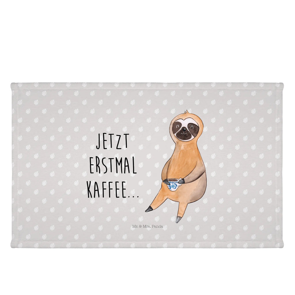 Handtuch Faultier Kaffee Handtuch, Badehandtuch, Badezimmer, Handtücher, groß, Kinder, Baby, Faultier, Faultier Geschenk, Faultier Deko, Faultiere, faul, Lieblingstier, Kaffee, erster Kaffee, Morgenmuffel, Frühaufsteher, Kaffeetasse, Genießer, Coffee, Kaffeegetränk