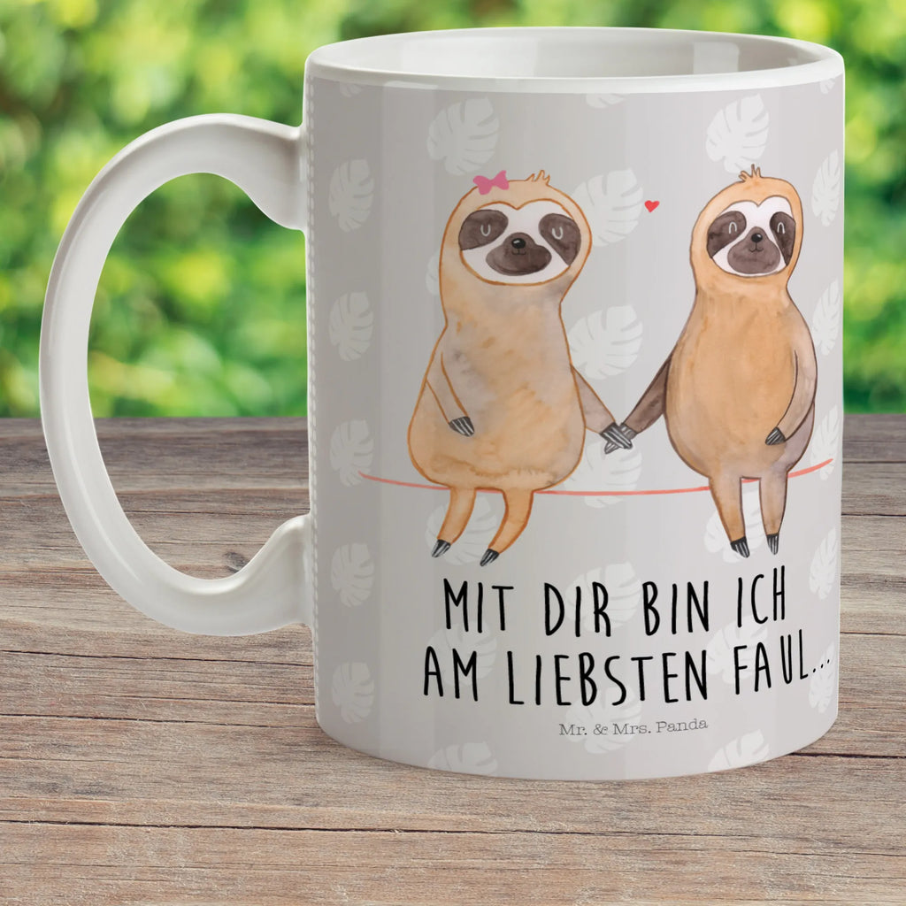 Kindertasse Faultier Pärchen Kindertasse, Kinder Tasse, Kunststoff Tasse, Kindergarten Tasse, Trinkbecher, Camping Becher, Kaffeetasse, Kunststoffbecher, Kindergartenbecher, Outdoorgeschirr, Kunststoffgeschirr, Reisebecher, Reisetasse, Kinderbecher, Bruchfeste Tasse, Bruchsichere Tasse, Plastik Tasse, Plastiktasse, Faultier, Faultier Geschenk, Faultier Deko, Faultiere, faul, Lieblingstier, Liebe, Liebespaar, Faultierliebe, Faultierpärchen, verliebt, verlobt, gemeinsam, relaxen, Pärchen, Beziehung, Langsamkeit