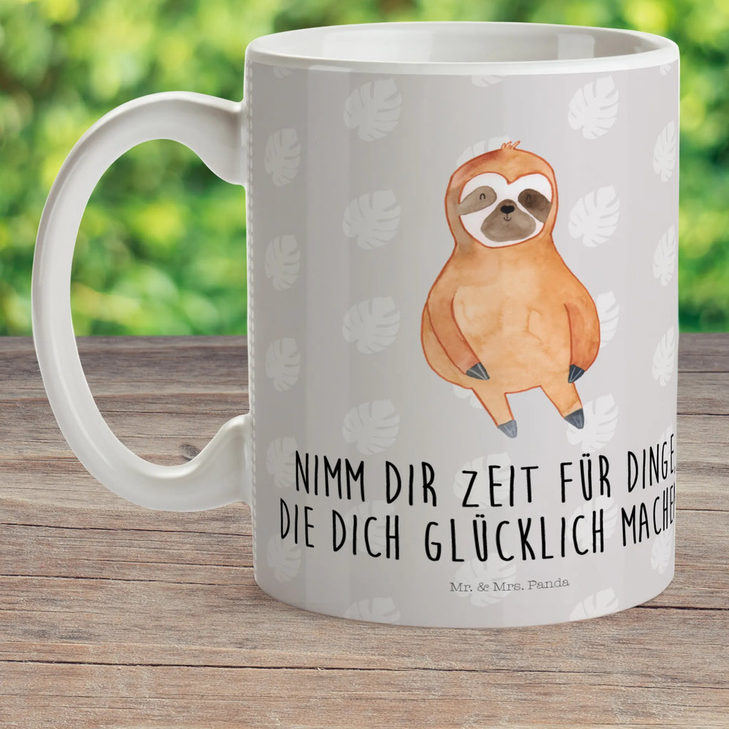 Kindertasse Faultier Zufrieden Kindertasse, Kinder Tasse, Kunststoff Tasse, Kindergarten Tasse, Trinkbecher, Camping Becher, Kaffeetasse, Kunststoffbecher, Kindergartenbecher, Outdoorgeschirr, Kunststoffgeschirr, Reisebecher, Reisetasse, Kinderbecher, Bruchfeste Tasse, Bruchsichere Tasse, Plastik Tasse, Plastiktasse, Faultier, Faultier Geschenk, Faultier Deko, Faultiere, faul, Lieblingstier, Pause, relaxen, Glück, glücklich, zufrieden, happy, Zufriedenheit, Gelassenheit, Ruhe, Frieden