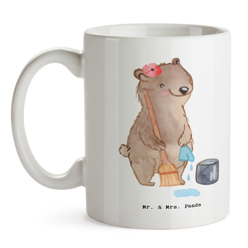 Tasse Reinigungskraft mit Herz Tasse, Kaffeetasse, Teetasse, Becher, Kaffeebecher, Teebecher, Keramiktasse, Porzellantasse, Büro Tasse, Geschenk Tasse, Tasse Sprüche, Tasse Motive, Kaffeetassen, Tasse bedrucken, Designer Tasse, Cappuccino Tassen, Schöne Teetassen, Beruf, Ausbildung, Jubiläum, Abschied, Rente, Kollege, Kollegin, Geschenk, Schenken, Arbeitskollege, Mitarbeiter, Firma, Danke, Dankeschön