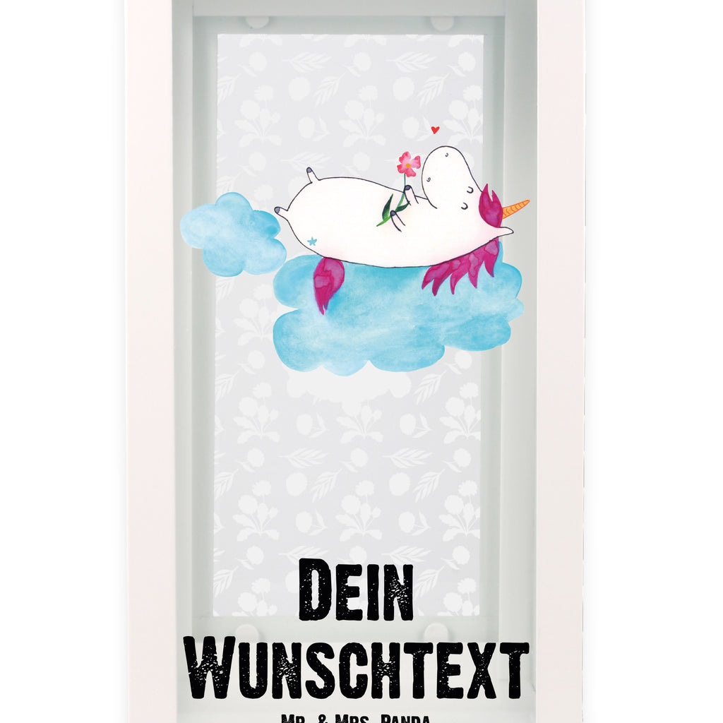 Personalisierte Deko Laterne Einhorn verliebt auf Wolke Gartenlampe, Gartenleuchte, Gartendekoration, Gartenlicht, Laterne kleine Laternen, XXL Laternen, Laterne groß, Einhorn, Einhörner, Einhorn Deko, Pegasus, Unicorn, verliebt, Liebe, Liebesbeweis, Freundin, Wolke