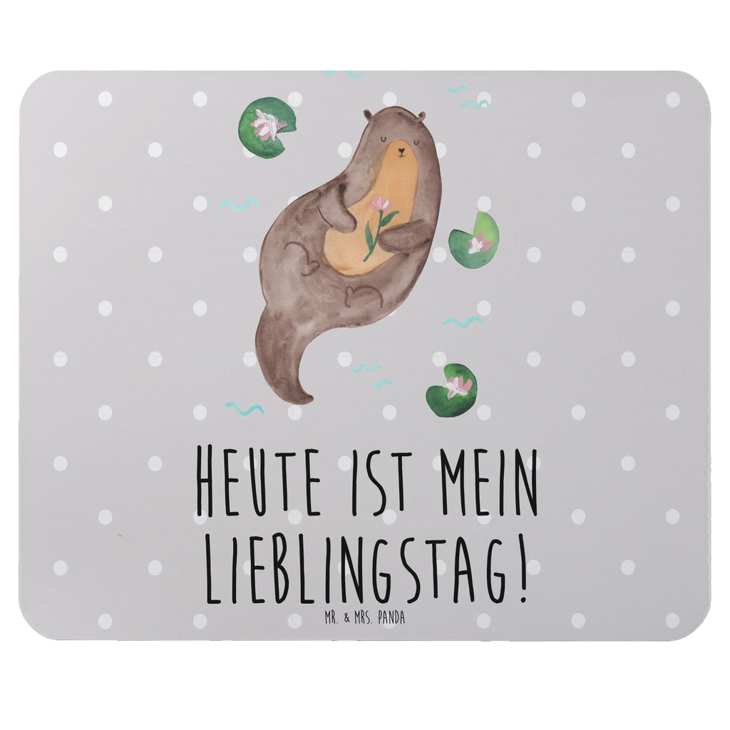 Mauspad Otter Seerose Mousepad, Computer zubehör, Büroausstattung, PC Zubehör, Arbeitszimmer, Mauspad, Einzigartiges Mauspad, Designer Mauspad, Mausunterlage, Mauspad Büro, Otter, Fischotter, Seeotter, Otter Seeotter See Otter