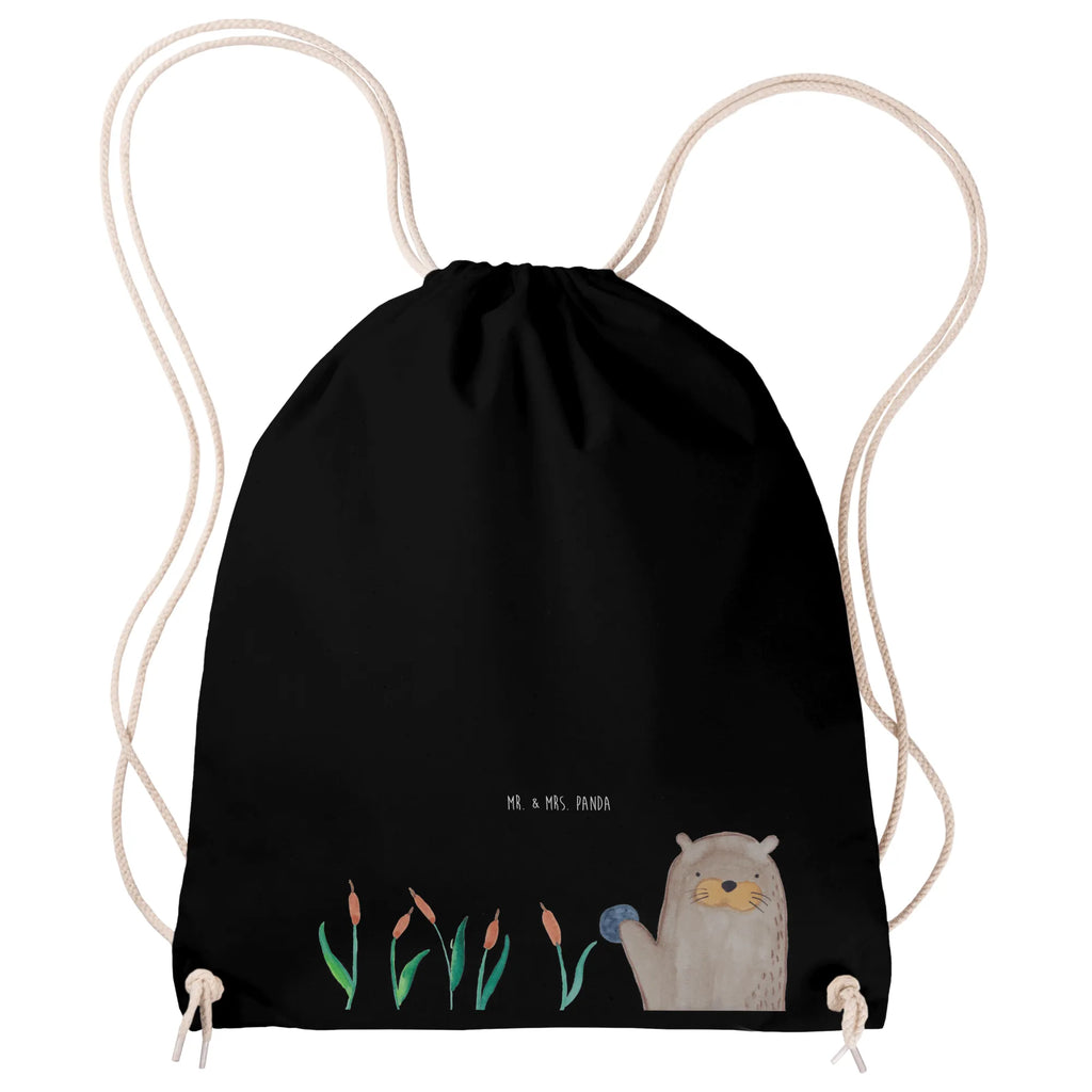 Sportbeutel Otter Stein Sportbeutel, Turnbeutel, Beutel, Sporttasche, Tasche, Stoffbeutel, Sportbeutel Kinder, Gymsack, Beutel Rucksack, Kleine Sporttasche, Sportzubehör, Turnbeutel Baumwolle, Otter, Fischotter, Seeotter, Otter Seeotter See Otter