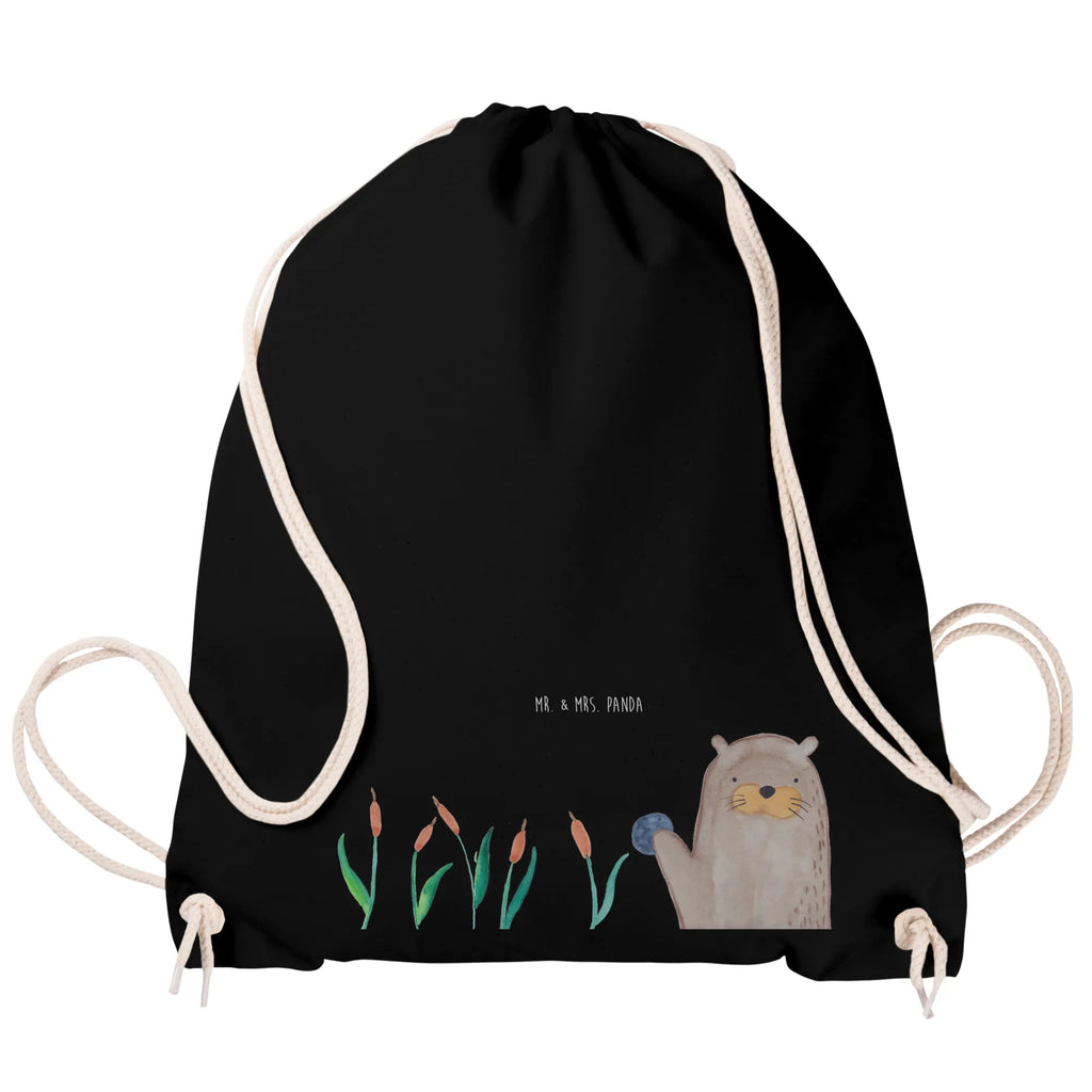 Sportbeutel Otter Stein Sportbeutel, Turnbeutel, Beutel, Sporttasche, Tasche, Stoffbeutel, Sportbeutel Kinder, Gymsack, Beutel Rucksack, Kleine Sporttasche, Sportzubehör, Turnbeutel Baumwolle, Otter, Fischotter, Seeotter, Otter Seeotter See Otter