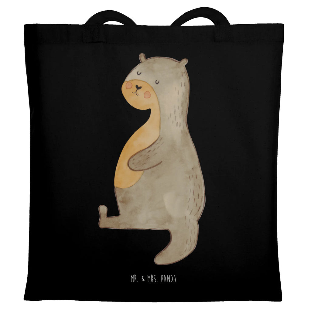 Tragetasche Otter Bauch Beuteltasche, Beutel, Einkaufstasche, Jutebeutel, Stoffbeutel, Tasche, Shopper, Umhängetasche, Strandtasche, Schultertasche, Stofftasche, Tragetasche, Badetasche, Jutetasche, Einkaufstüte, Laptoptasche, Otter, Fischotter, Seeotter, Otter Seeotter See Otter