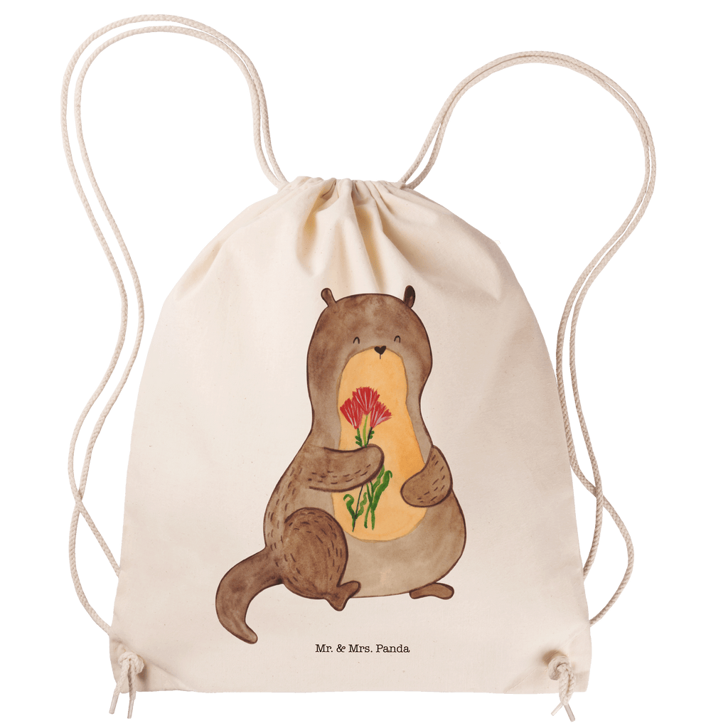 Sportbeutel Otter Blumenstrauß Sportbeutel, Turnbeutel, Beutel, Sporttasche, Tasche, Stoffbeutel, Sportbeutel Kinder, Gymsack, Beutel Rucksack, Kleine Sporttasche, Sportzubehör, Turnbeutel Baumwolle, Otter, Fischotter, Seeotter, Otter Seeotter See Otter