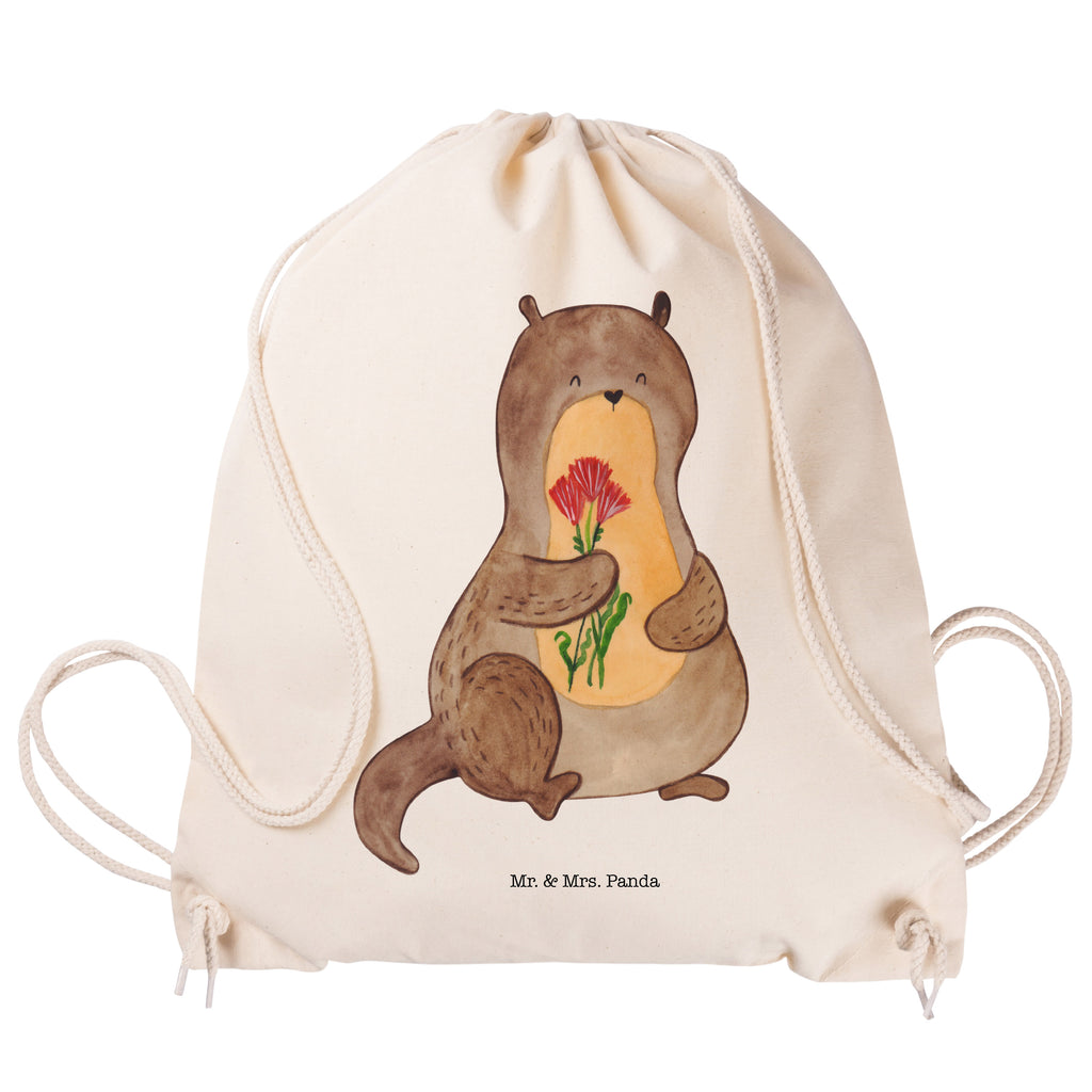 Sportbeutel Otter Blumenstrauß Sportbeutel, Turnbeutel, Beutel, Sporttasche, Tasche, Stoffbeutel, Sportbeutel Kinder, Gymsack, Beutel Rucksack, Kleine Sporttasche, Sportzubehör, Turnbeutel Baumwolle, Otter, Fischotter, Seeotter, Otter Seeotter See Otter