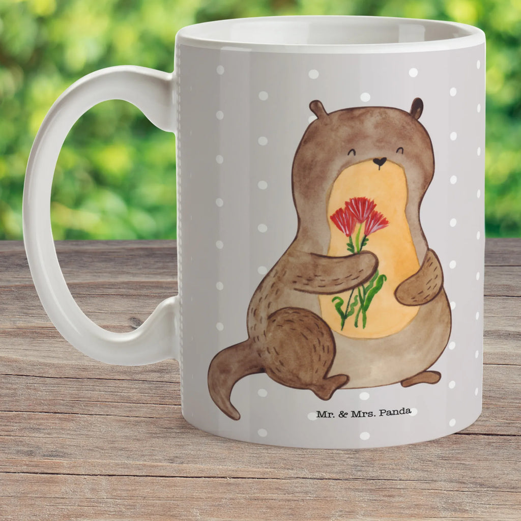 Kindertasse Otter Blumenstrauß Kindertasse, Kinder Tasse, Kunststoff Tasse, Kindergarten Tasse, Trinkbecher, Camping Becher, Kaffeetasse, Kunststoffbecher, Kindergartenbecher, Outdoorgeschirr, Kunststoffgeschirr, Reisebecher, Reisetasse, Kinderbecher, Bruchfeste Tasse, Bruchsichere Tasse, Plastik Tasse, Plastiktasse, Otter, Fischotter, Seeotter, Otter Seeotter See Otter