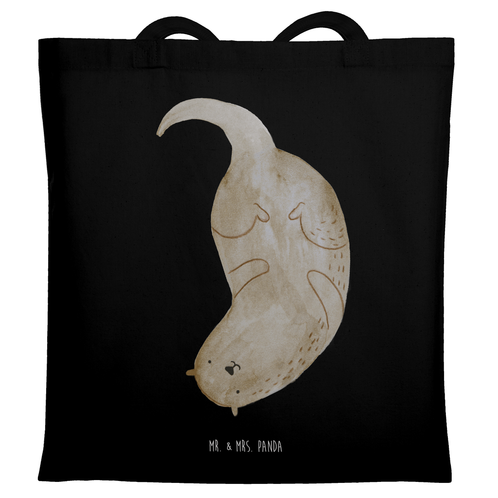 Tragetasche Otter Kopfüber Beuteltasche, Beutel, Einkaufstasche, Jutebeutel, Stoffbeutel, Tasche, Shopper, Umhängetasche, Strandtasche, Schultertasche, Stofftasche, Tragetasche, Badetasche, Jutetasche, Einkaufstüte, Laptoptasche, Otter, Fischotter, Seeotter, Otter Seeotter See Otter