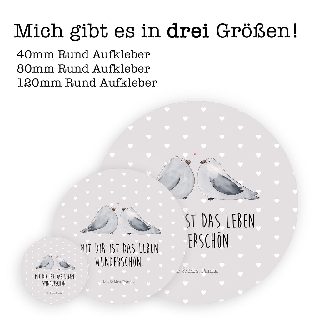 Rund Aufkleber Turteltauben Liebe Sticker, Aufkleber, Etikett, Liebe, Partner, Freund, Freundin, Ehemann, Ehefrau, Heiraten, Verlobung, Heiratsantrag, Liebesgeschenk, Jahrestag, Hocheitstag, Turteltauben, Turteltäubchen, Tauben, Verliebt, Verlobt, Verheiratet, Geschenk Freundin, Geschenk Freund, Liebesbeweis, Hochzeitstag, Geschenk Hochzeit