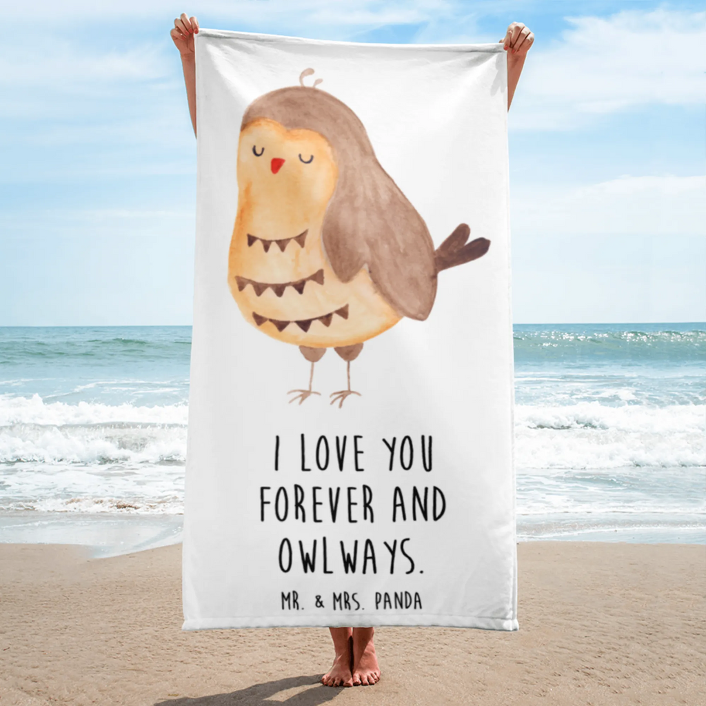 XL Badehandtuch Eule Zufrieden Handtuch, Badetuch, Duschtuch, Strandtuch, Saunatuch, Eule, Eule Spruch, Eule deko, Owl, Liebe Spruch, Romantisch, Wortspiel lustig, Spruch schön, Geschenk Hochzeitstag